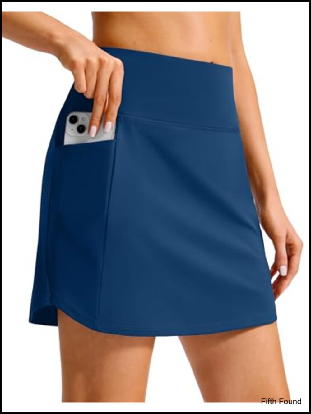 Women's 16'' Golf Skort with 4 Pockets High Waisted Tennis Skirt